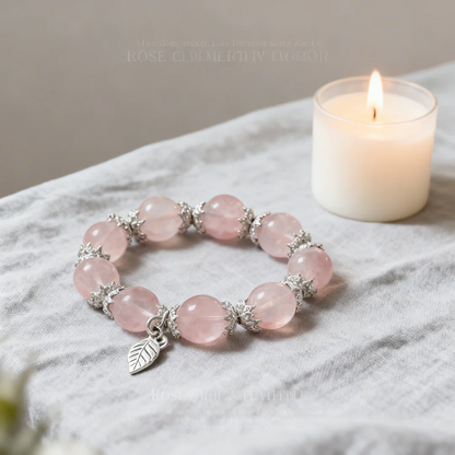 Rose Quartz Love Bracelet: Attract Romantic Connections & Heartfelt Harmony