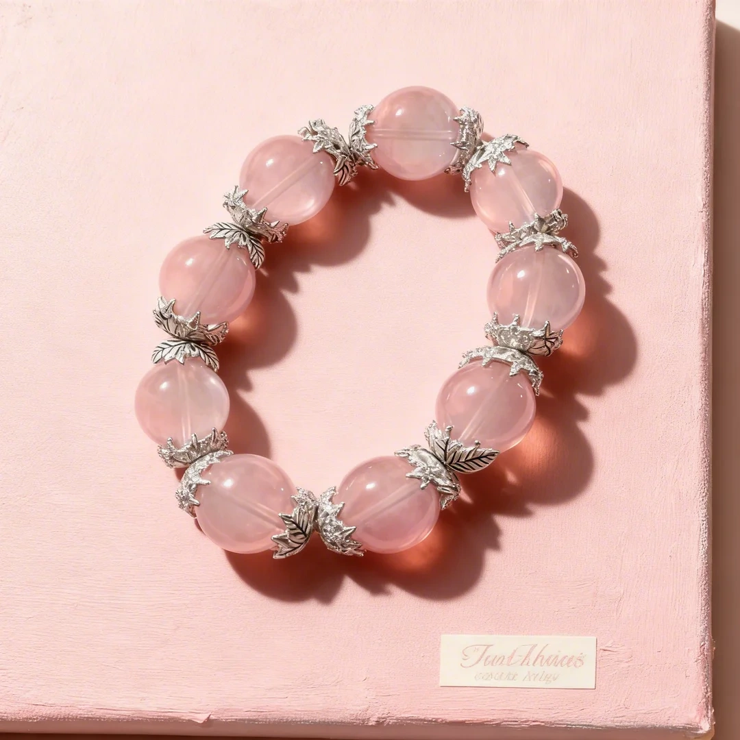 Rose Quartz Love Bracelet: Attract Romantic Connections & Heartfelt Harmony