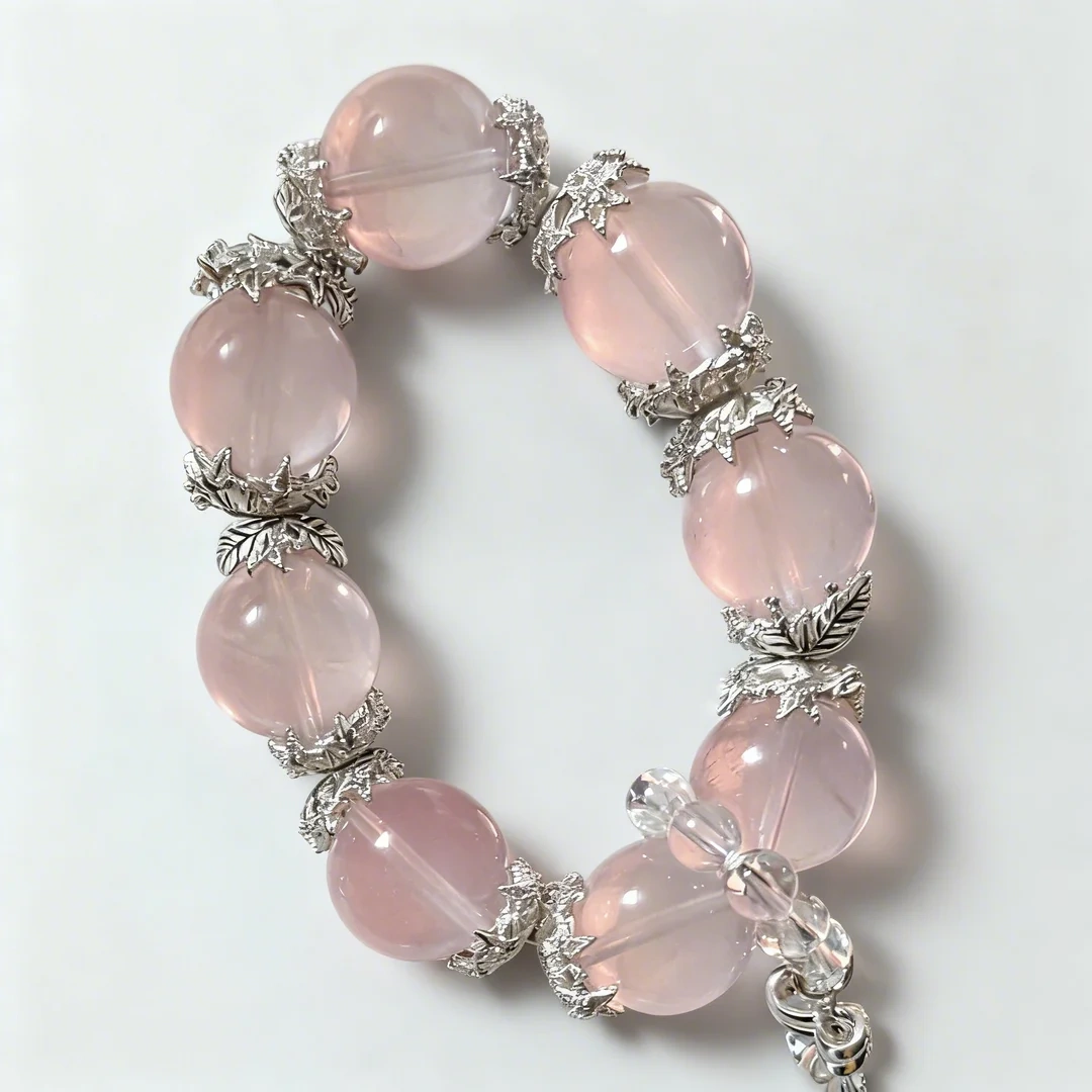 Rose Quartz Love Bracelet: Attract Romantic Connections & Heartfelt Harmony
