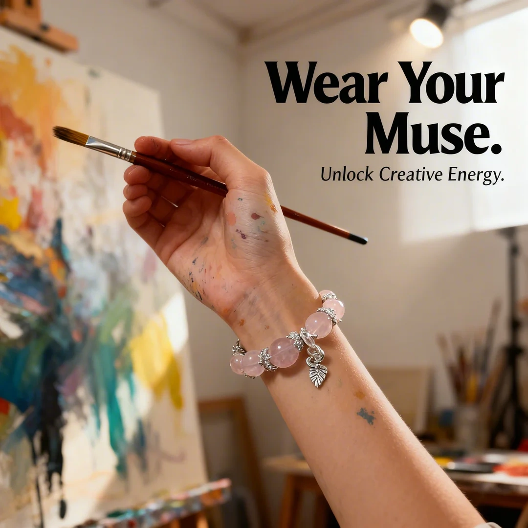 Rose Quartz Love Bracelet: Attract Romantic Connections & Heartfelt Harmony